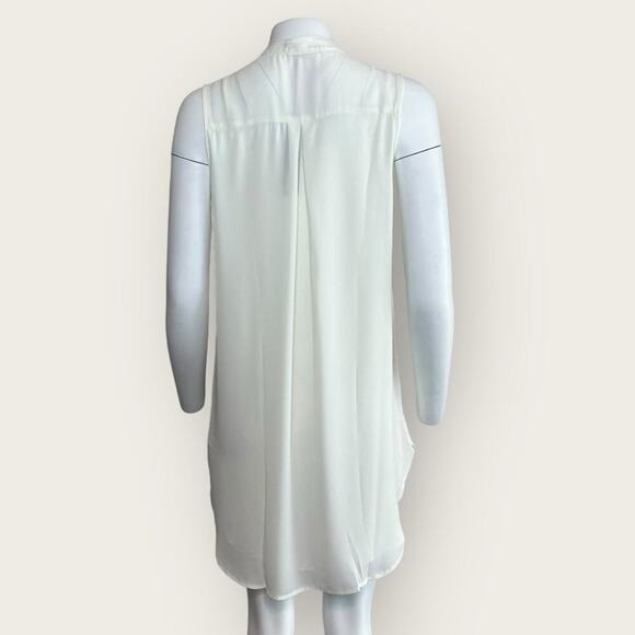 NWT | Krisa | Split V Mini Dress | Ivory | Small - Picture 3 of 12